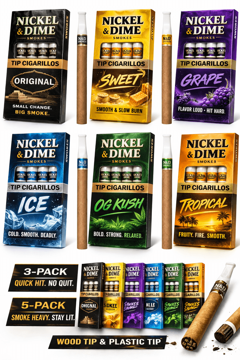 Nickel & Dime single packaging