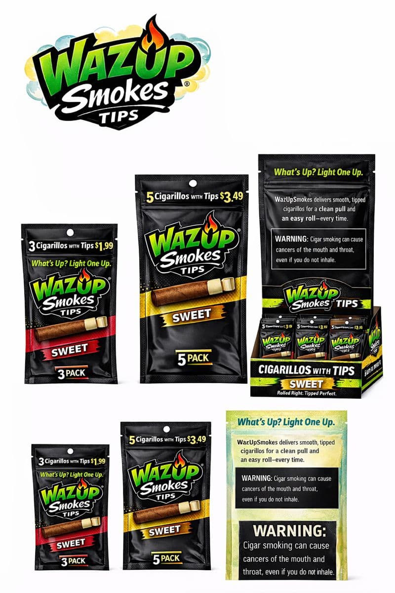 Wazup Smokes packaging