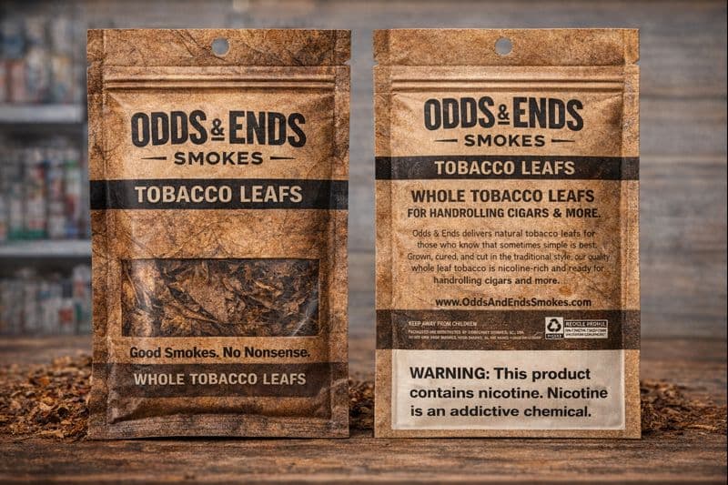 Odds & Ends Whole Tobacco Leafs