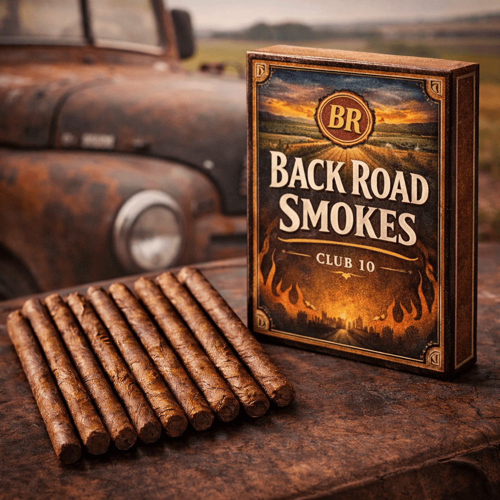 Back Road Smokes packaging
