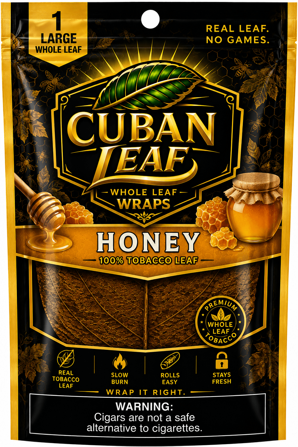 Cuban Leaf Honey Wrap