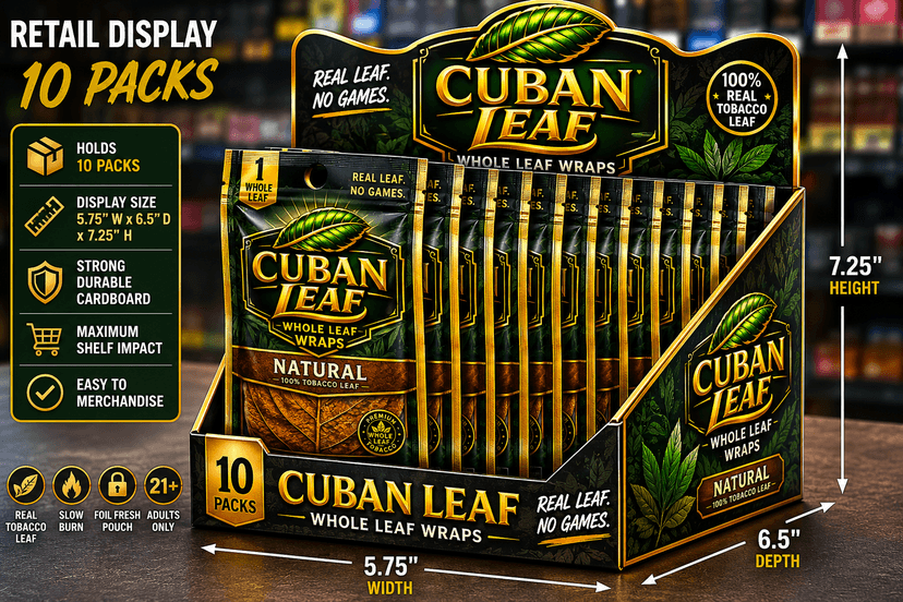 Cuban Leaf single packaging