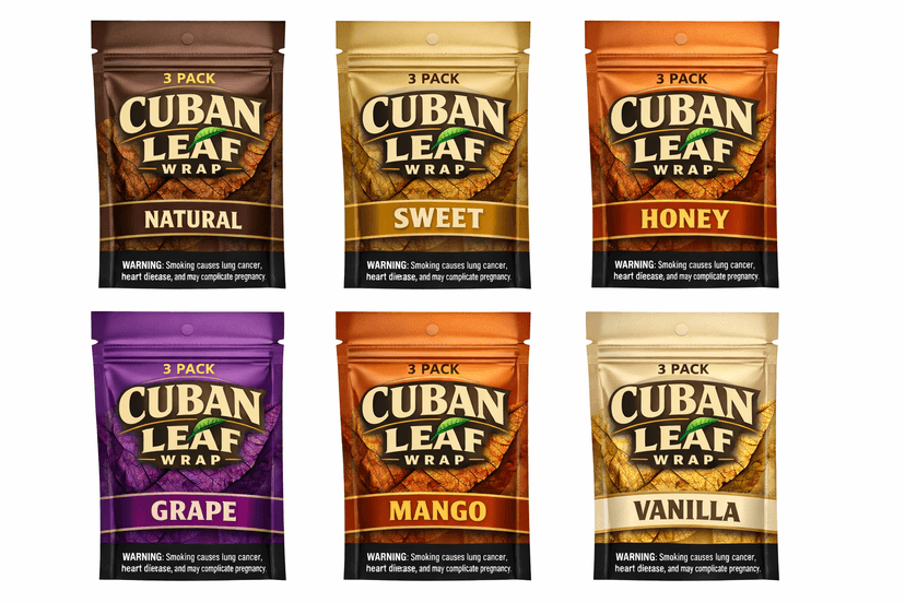 Cuban Leaf box packaging